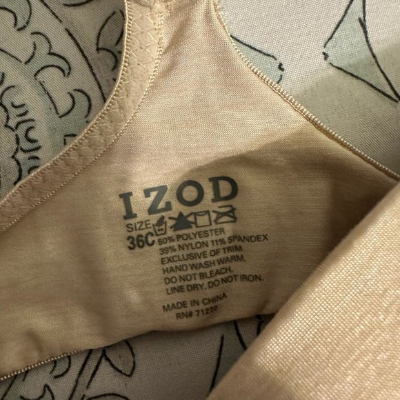 Izod Racer Back Bra Set - Picture 6 of 7